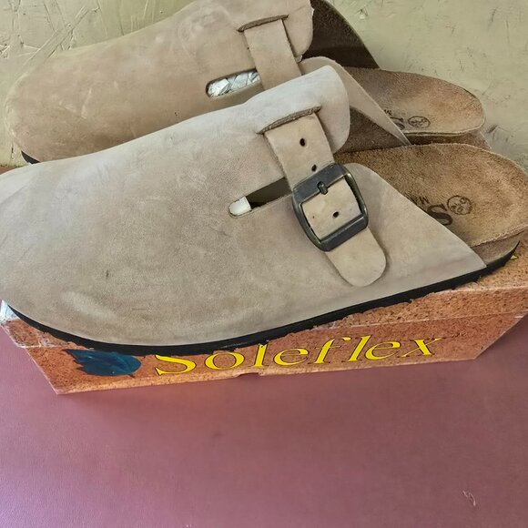 New Light Brown Womens Clogs 6 8 9 - Picture 4 of 4